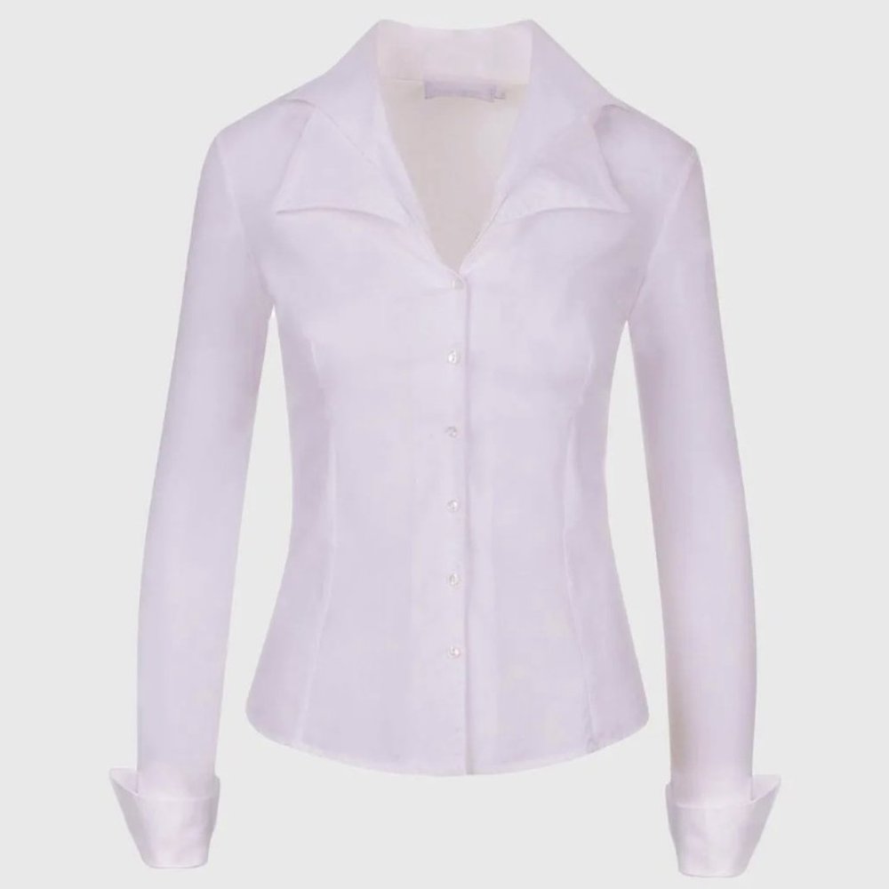 Anne Fontaine - double collar - French Size 42 - Some marks - see photos